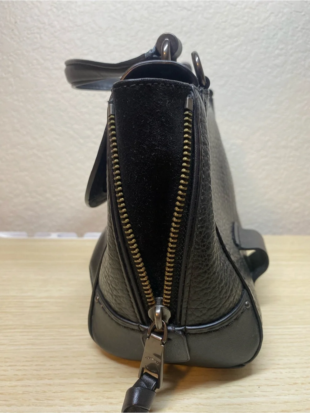 Coach Black Mini Faye Backpack